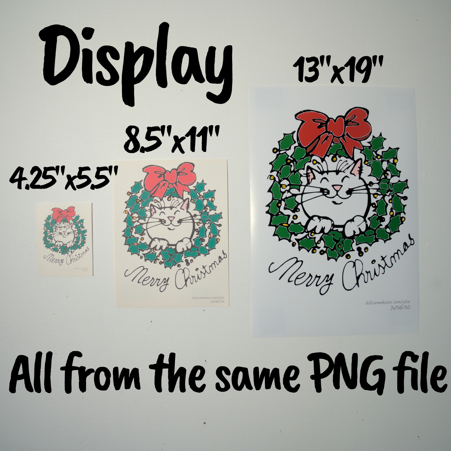 Cats with Pets Digital Printable Postcards Set