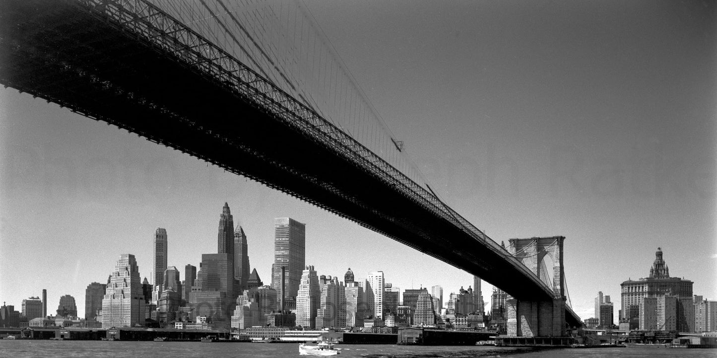 New York Skyline from Brooklyn framed print