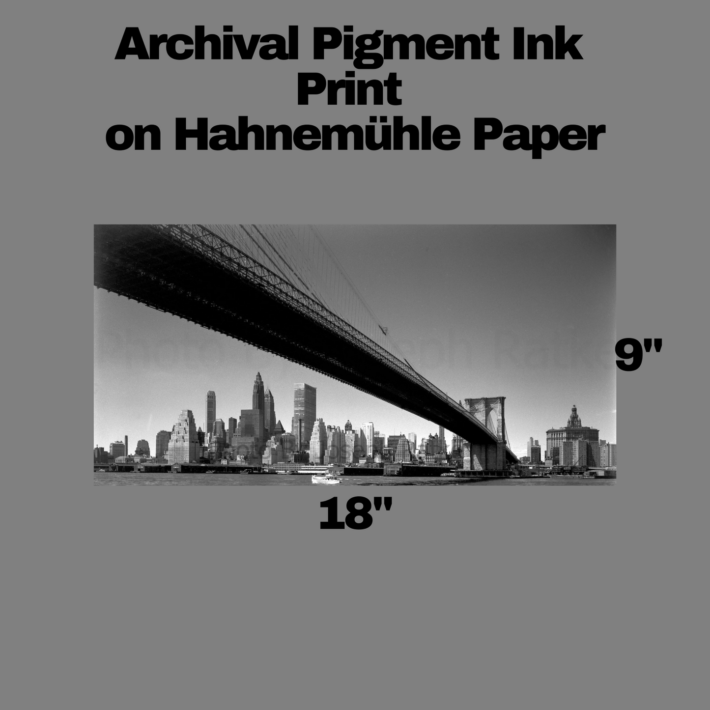 Limited Edition NYC Iconic landmarks 60's era photos, Giclée Reprints on Hahnemühle paper |Unframed