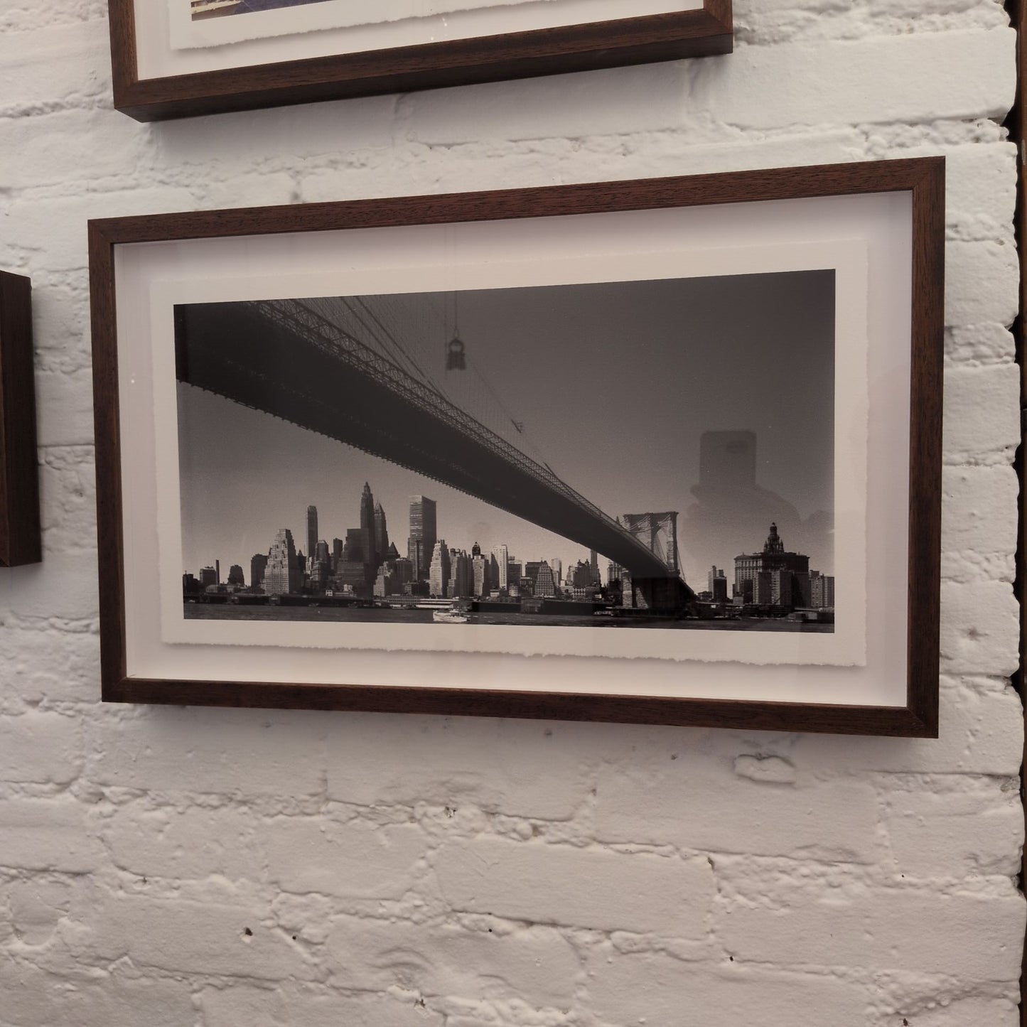 New York Skyline from Brooklyn framed print